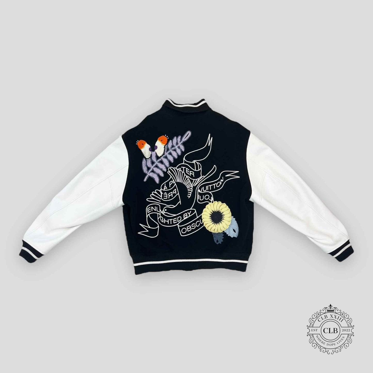 Louis Vuitton Crochet Flowers Varsity Jacket