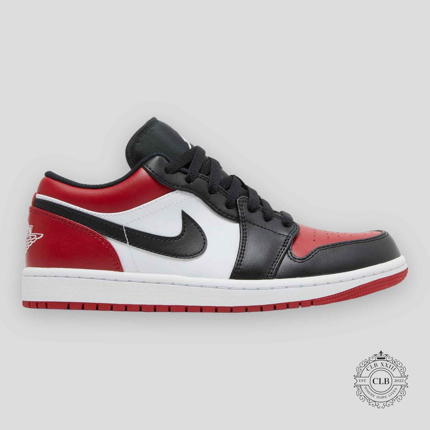 AIR JORDAN 1 LOW "BRED TOE"