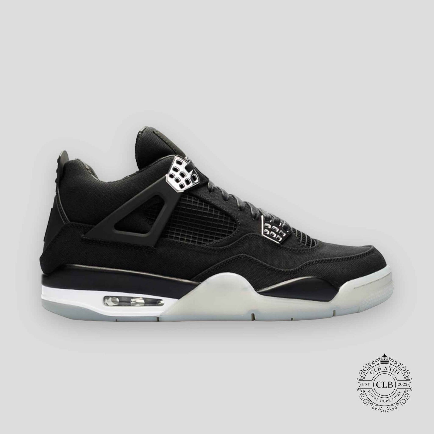 AIR JORDAN 4 RETRO X EMINEM X CARHARTT "BLACK CHROME"