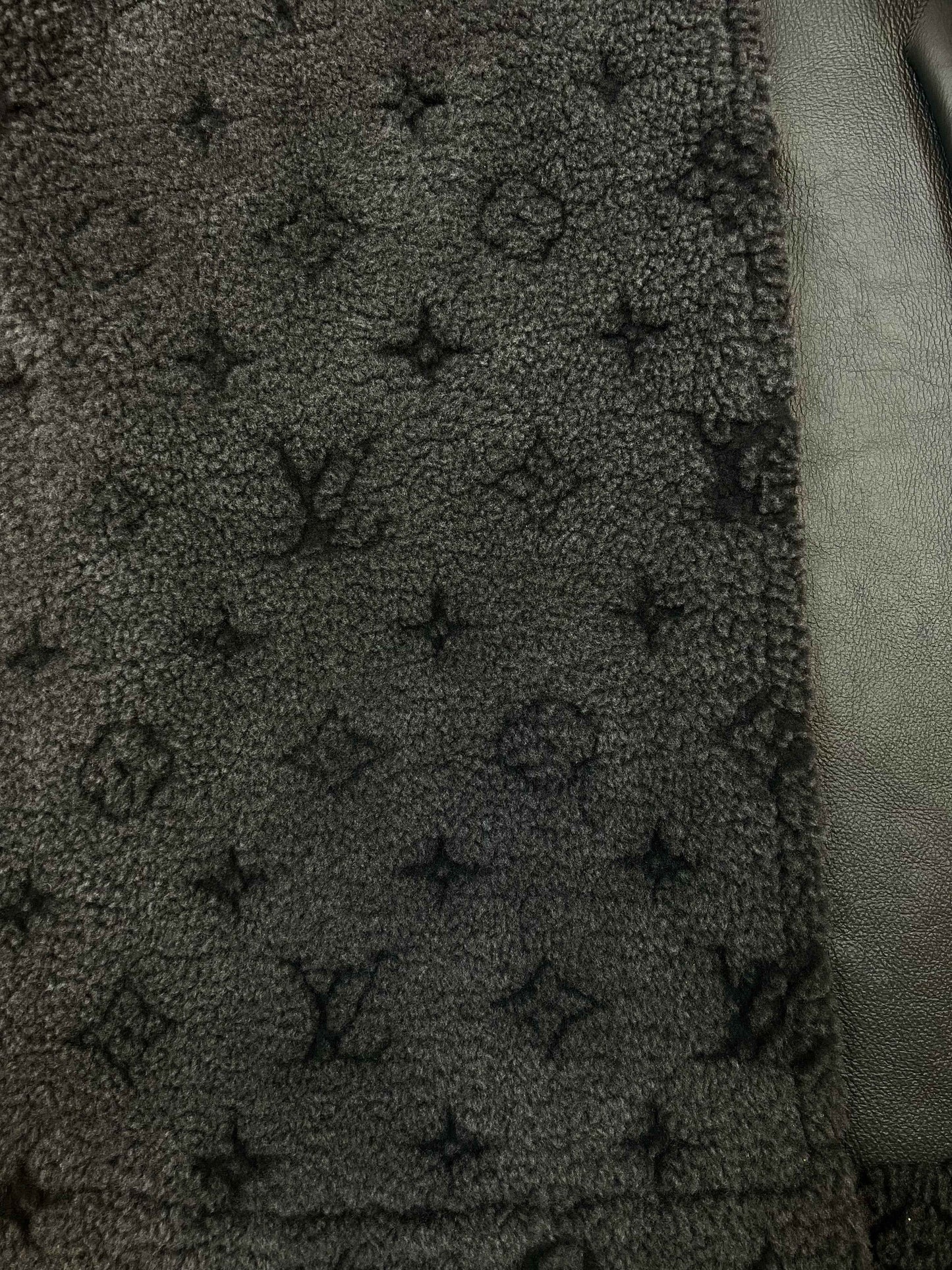 Louis Vuitton Monogram Shearling Overcoat