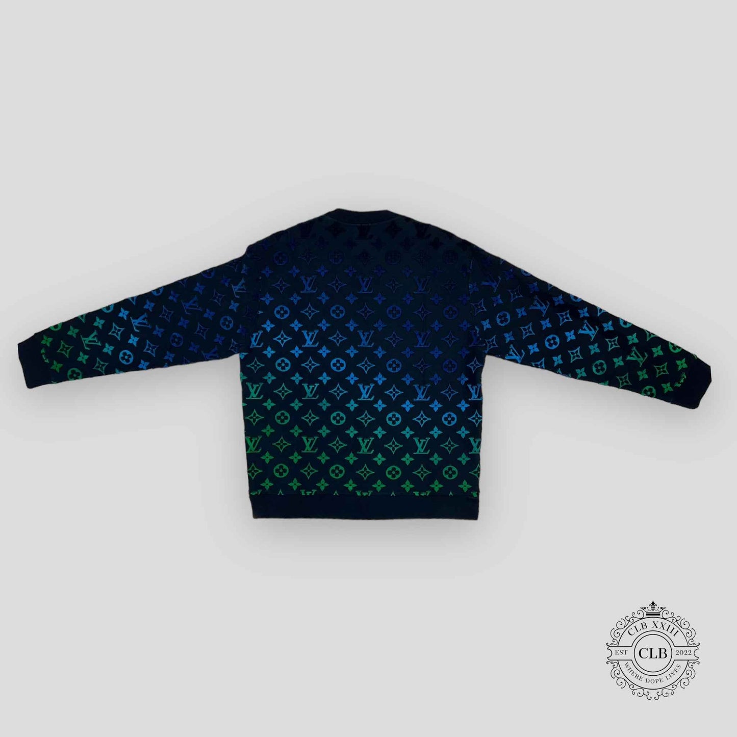 Louis Vuitton Gradient Monogram Crewneck in Multicolor