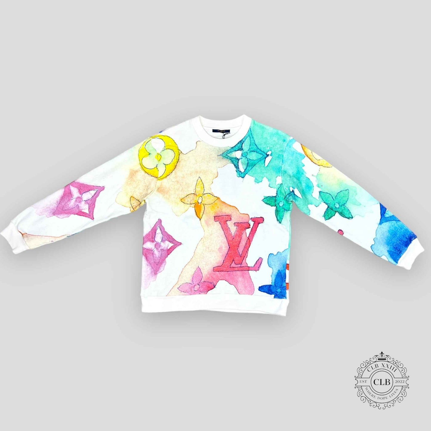 Louis Vuitton Watercolor Monogram Crewneck