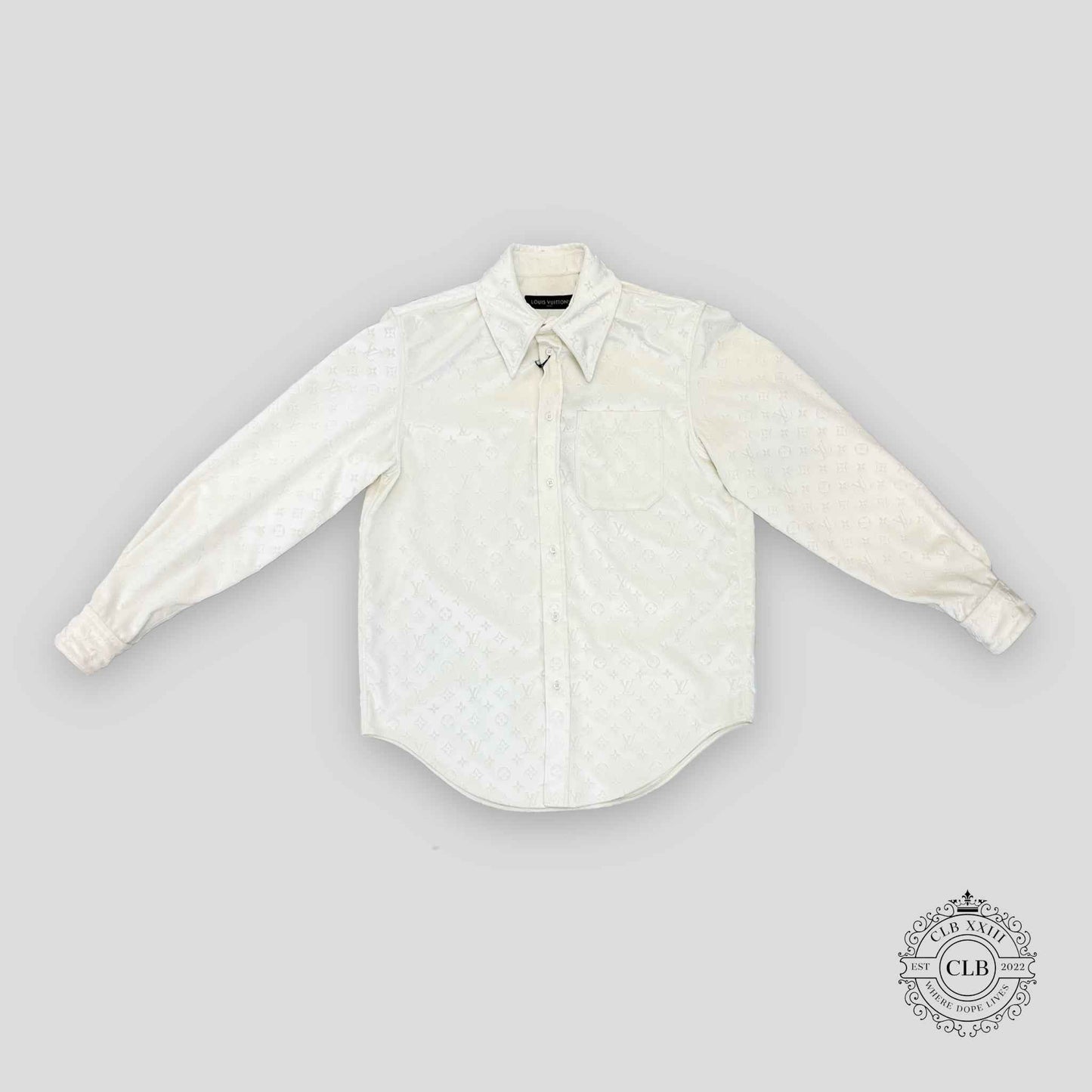 Louis Vuitton Classic Button Up Shirt in White