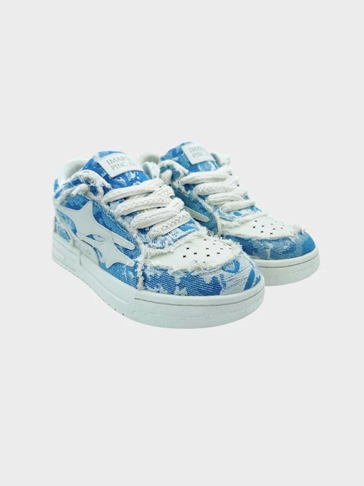 Broken Stars Sneakers - Indigo Blue