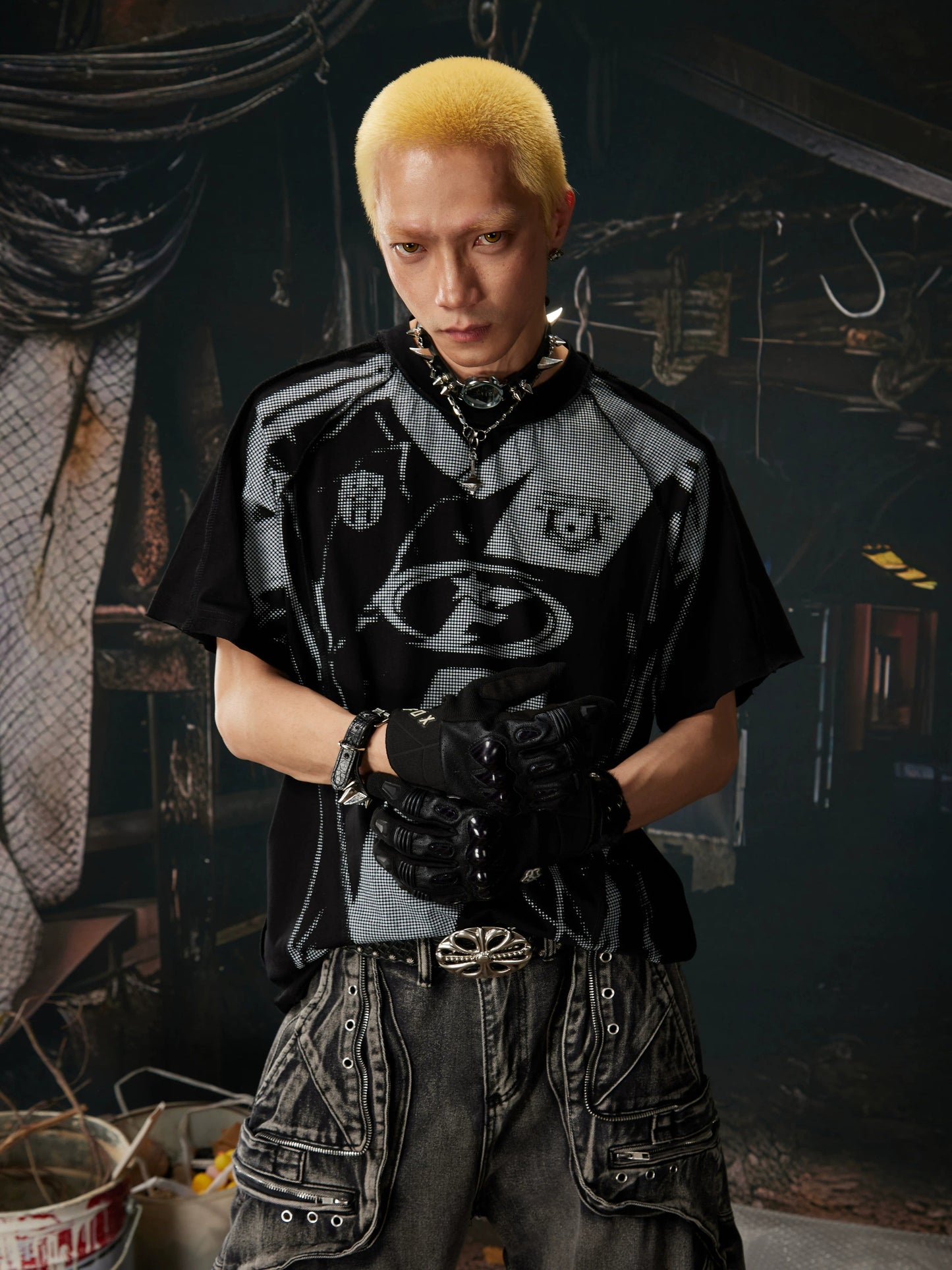 Mosaic Loose Sports Jersey