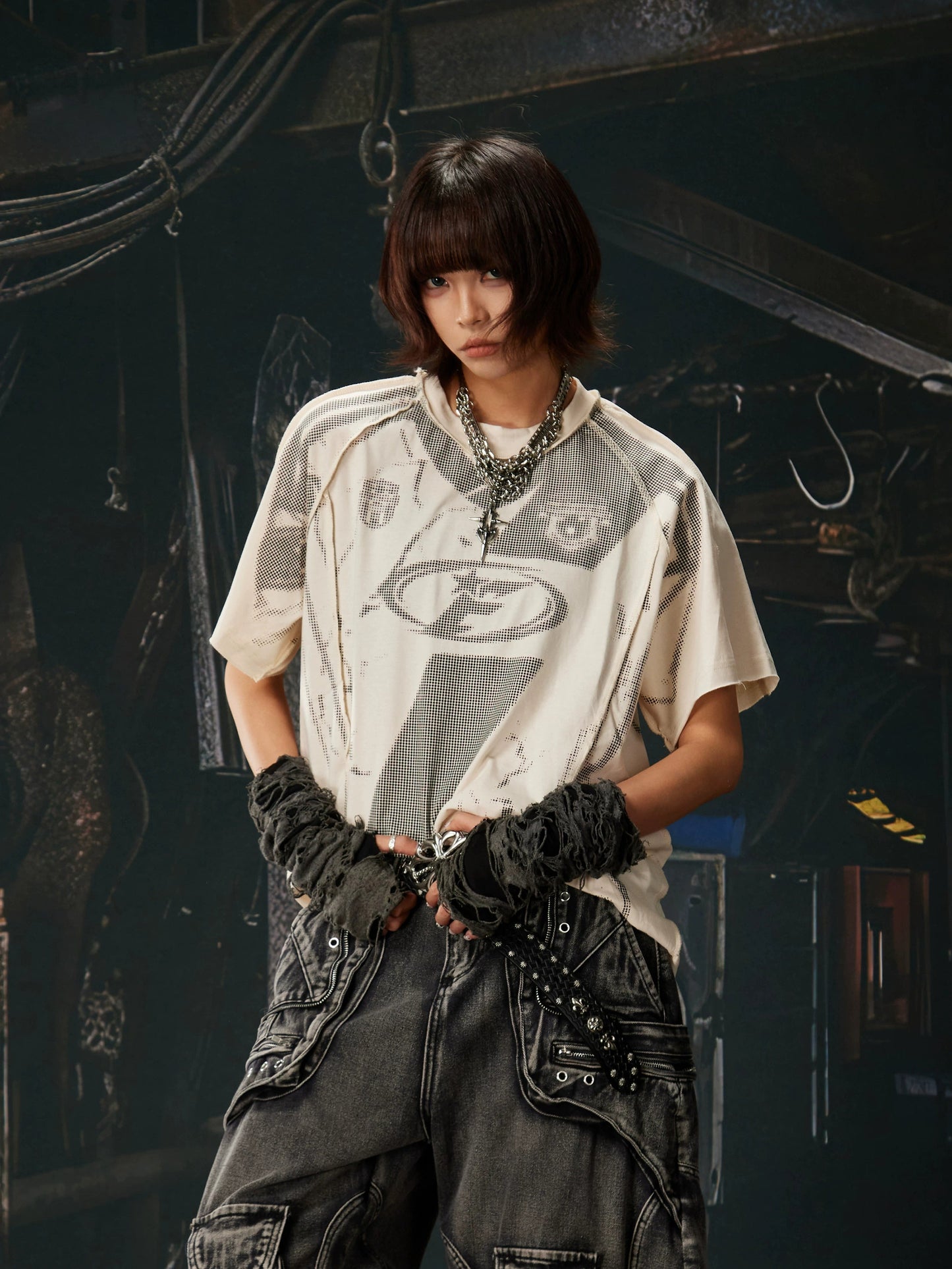 Mosaic Loose Sports Jersey