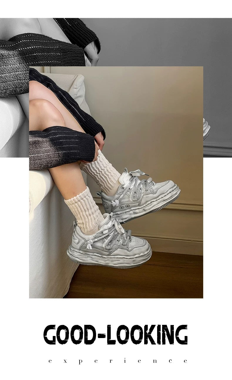 Wraith Low - Distressed White