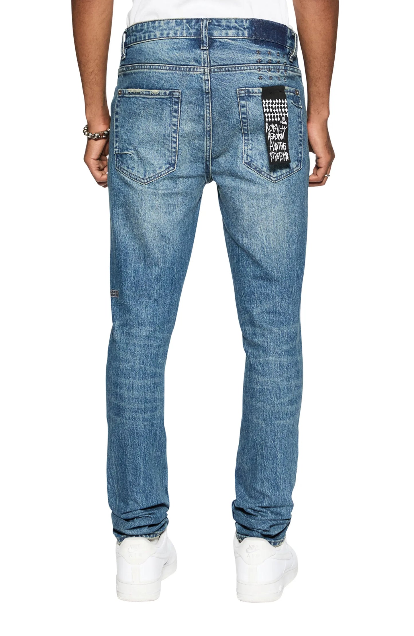 KSUBI Jeans Light Wash Slim Fit