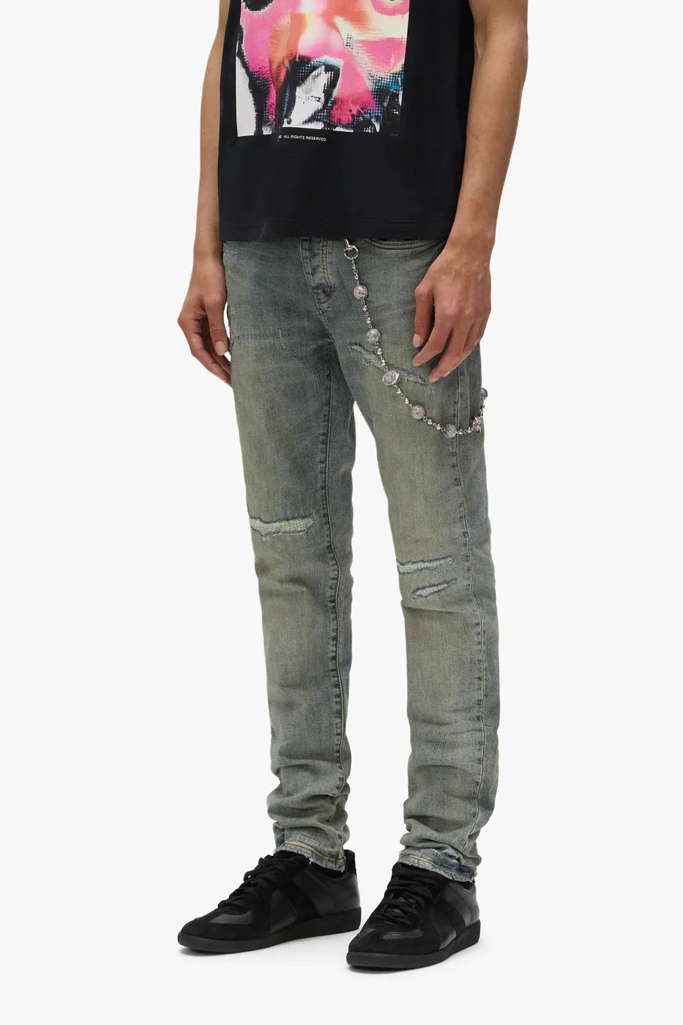 PURP001LBVR524 VINTAGE REPAIR JEANS