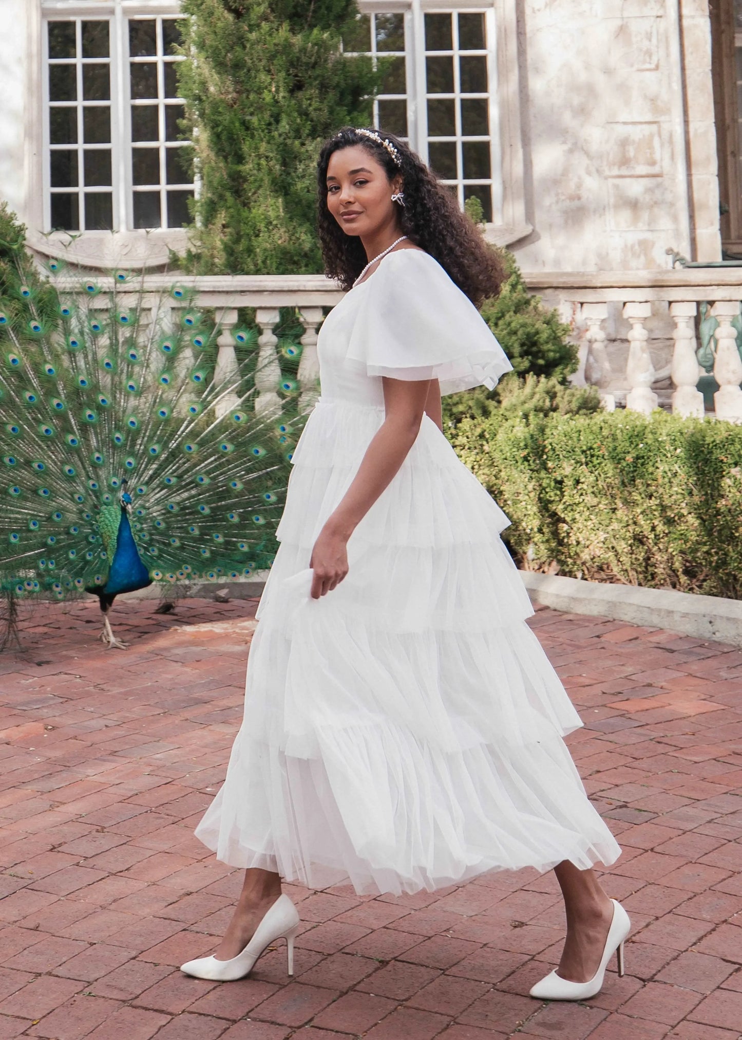Allegro Dress White