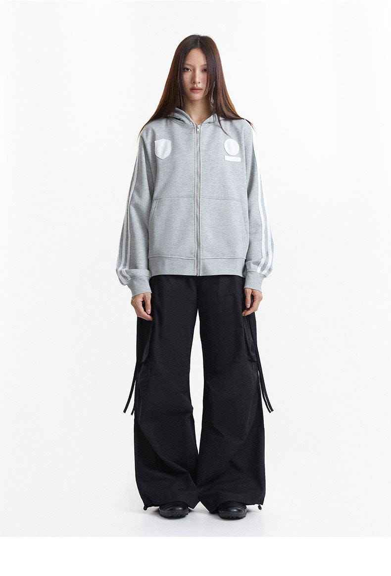 Zip Up Hoodie Blank Solid