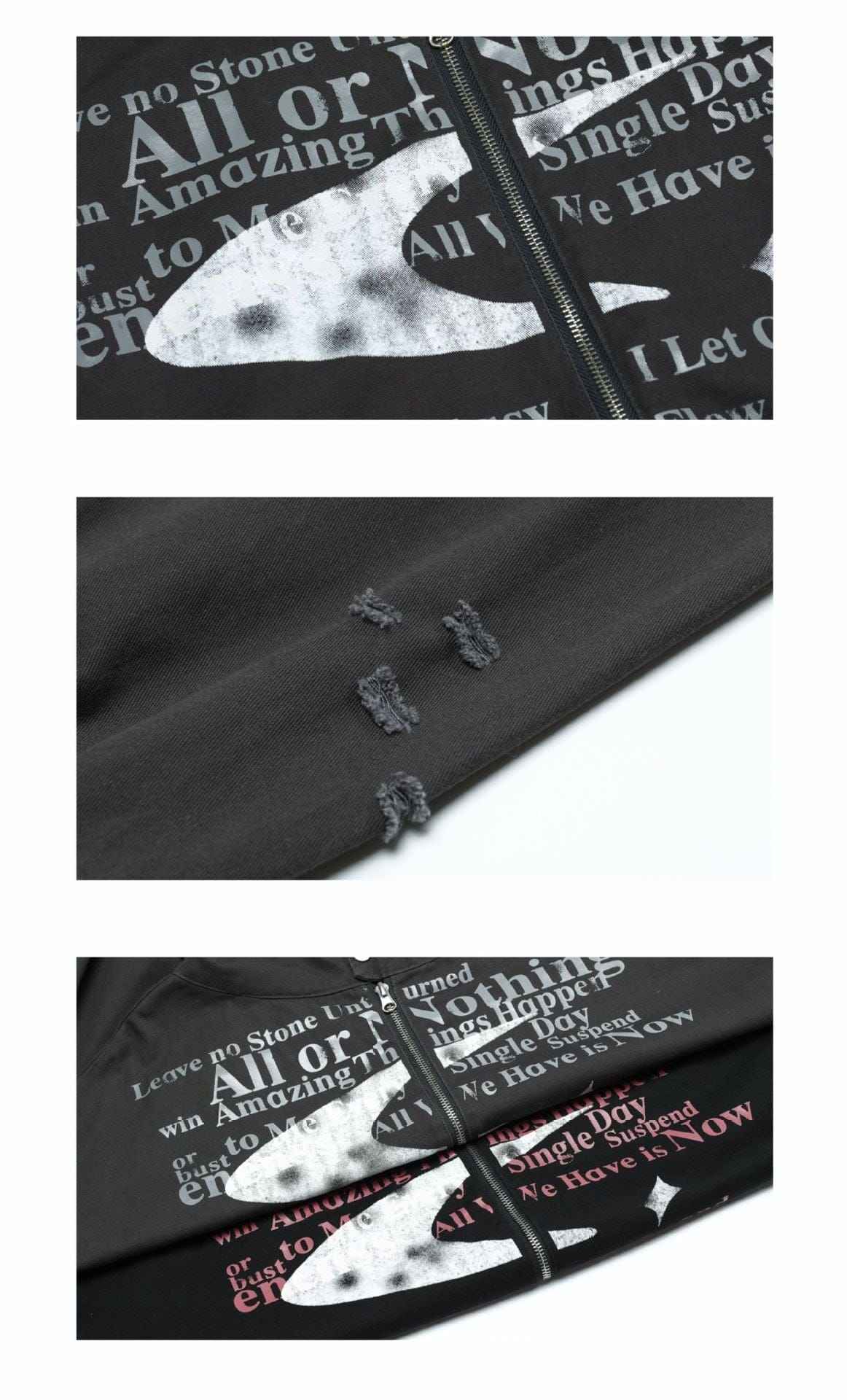 Zip Up Hoodie All Nothing