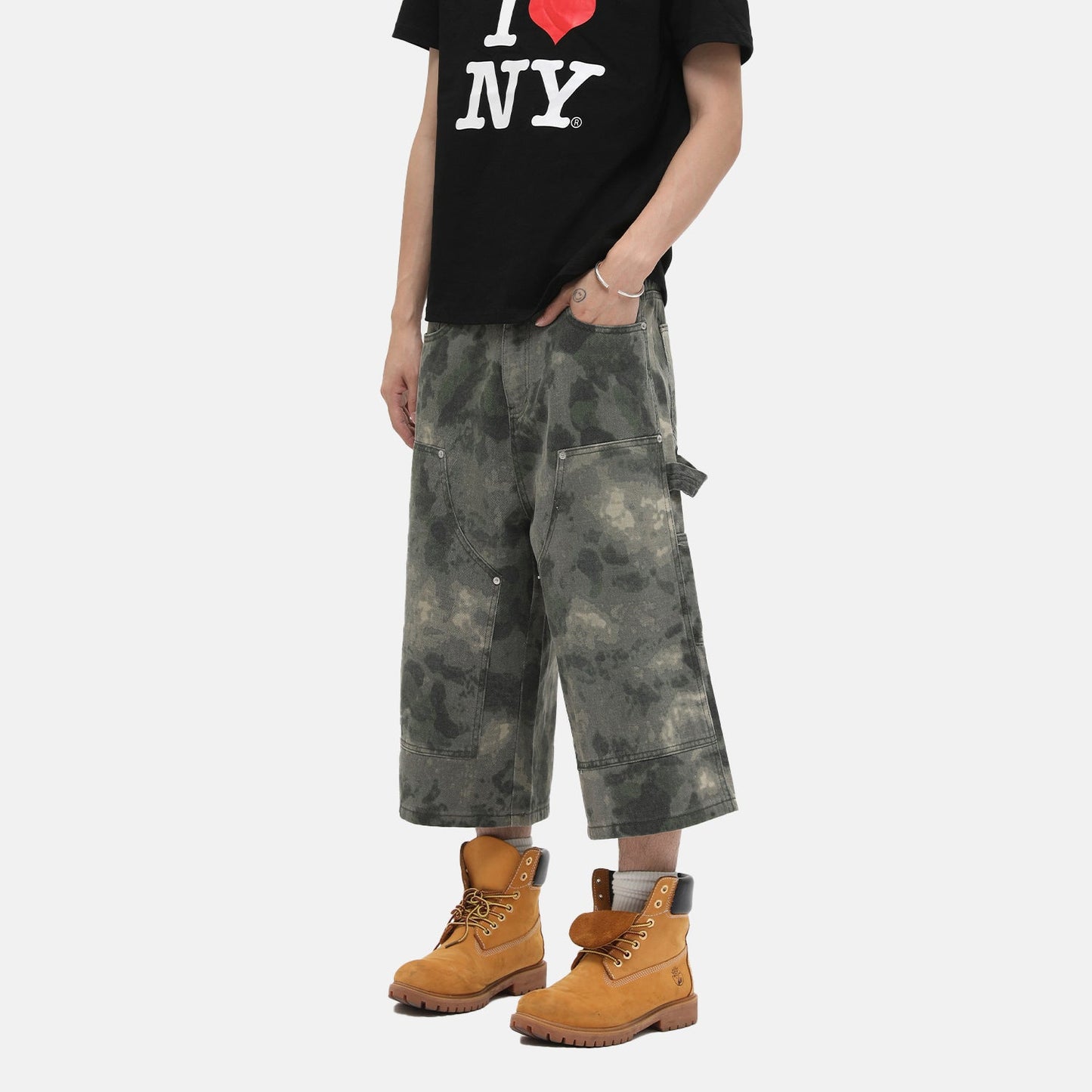 Ink Camo Utility | Cargo Shorts - Luxuryurbanwear