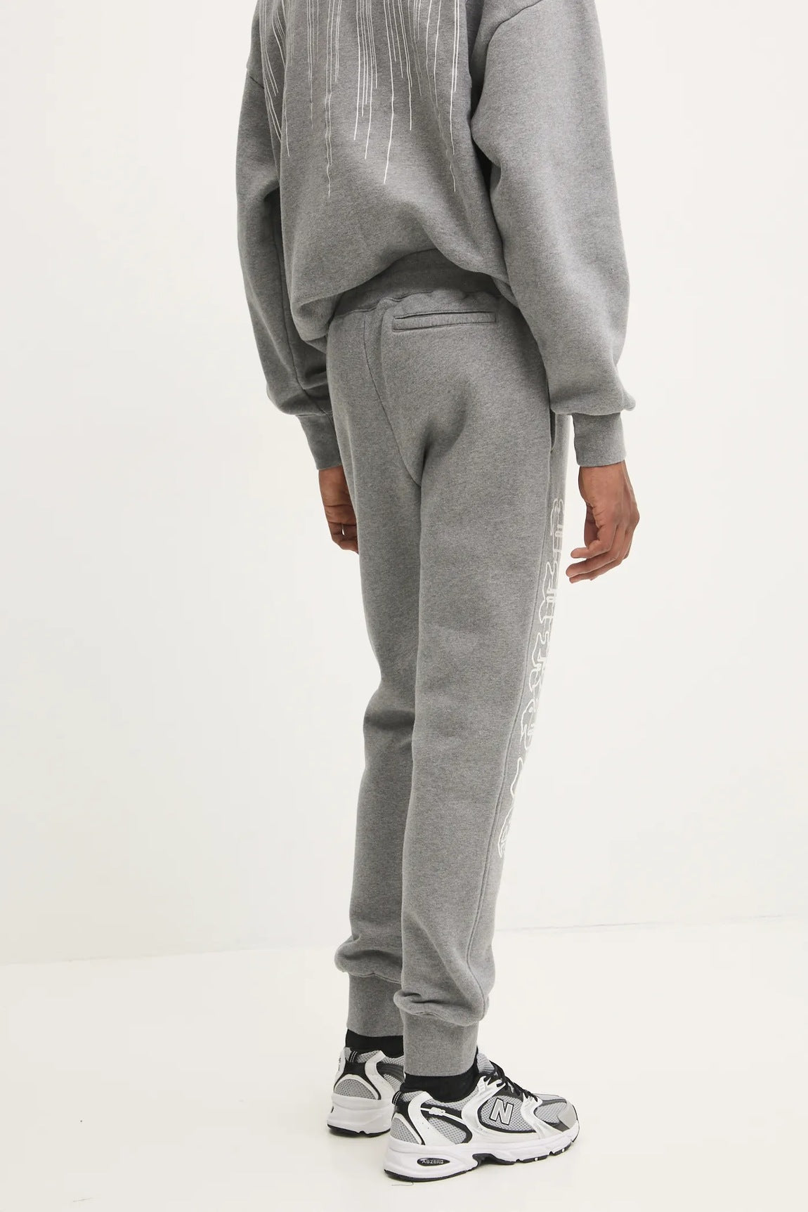 PURPLE Joggers Side Script Graphic