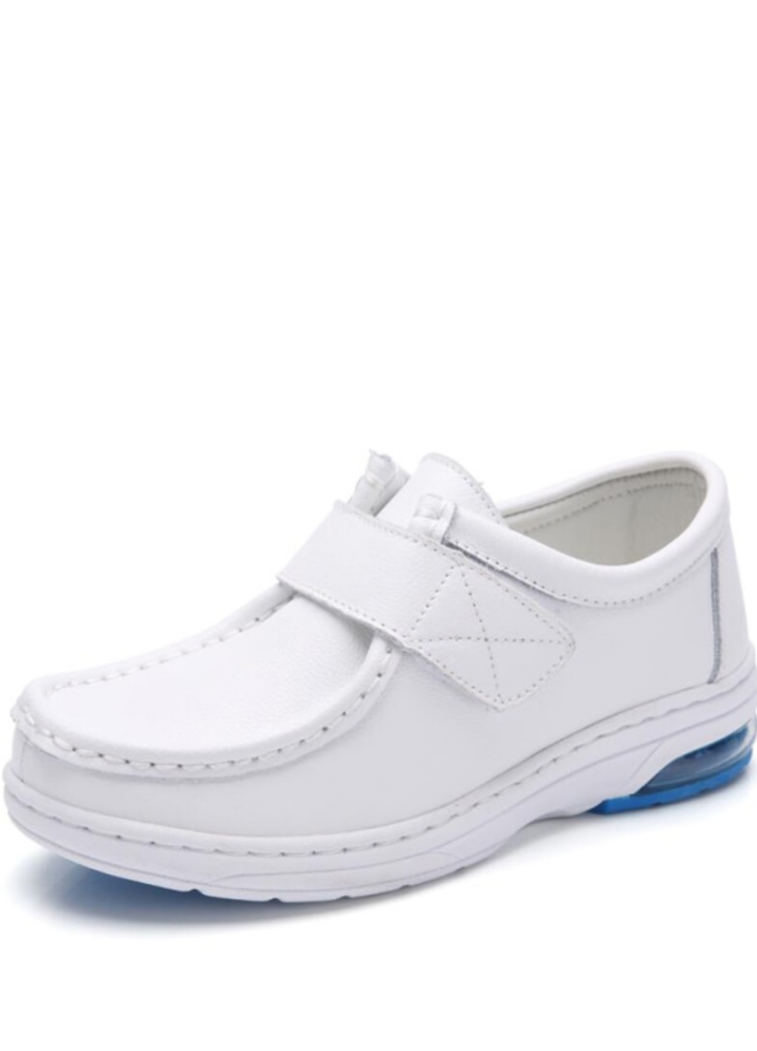 Lorent Women's Flat Leather Nurse Loafer Shoes - Luxuryurbanwear