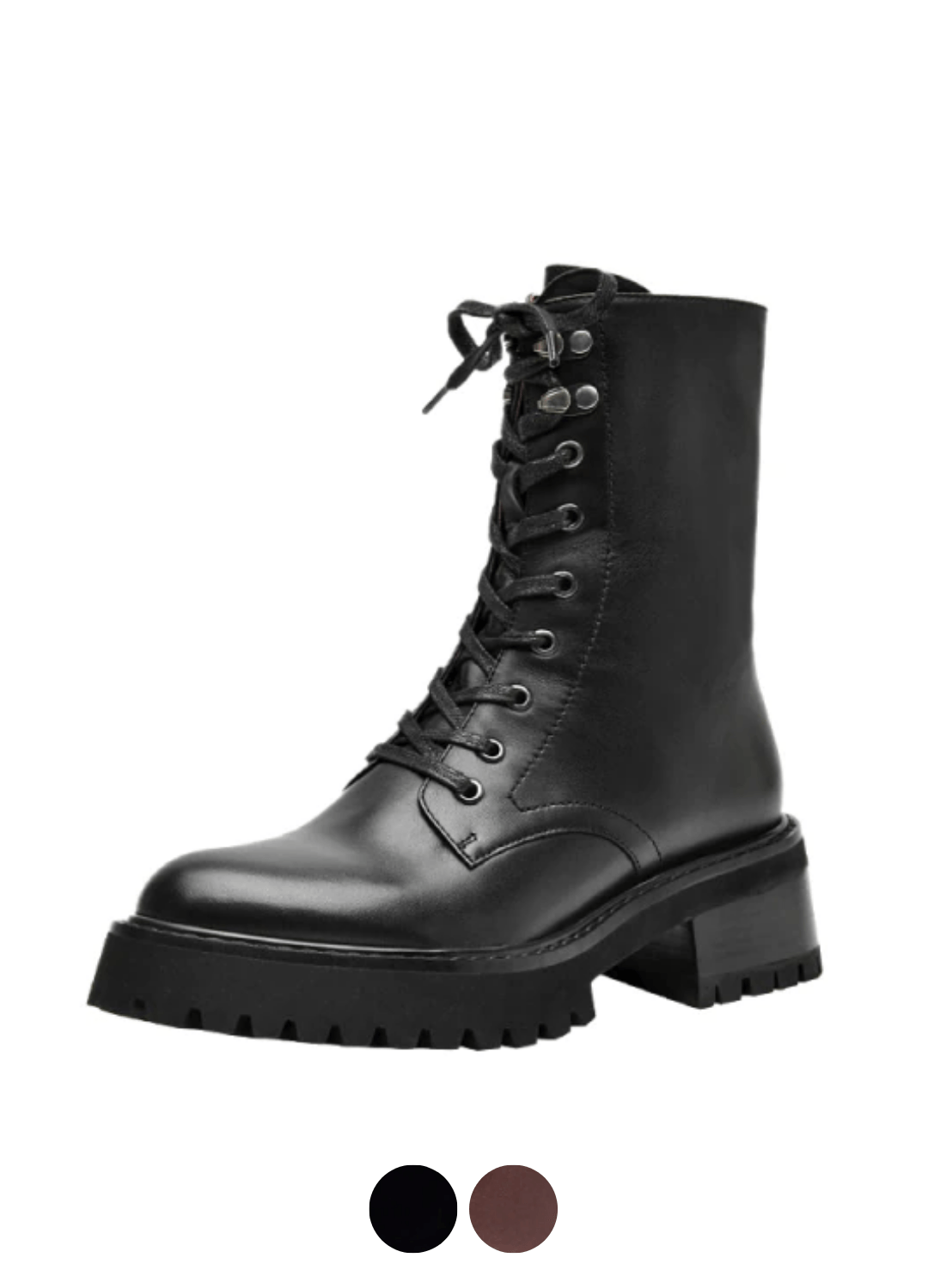 USS Shoes Beyota Women's Boots With Zipper And Laces - Luxuryurbanwear