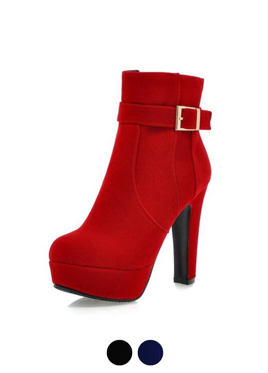 Nikoli Women's Platform Buckle Boots - Luxuryurbanwear