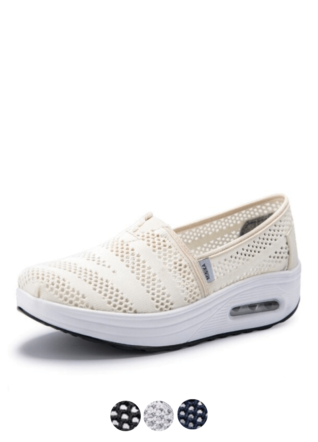 Caridad Women's Comfortable Walking Canvas Platform Shoes