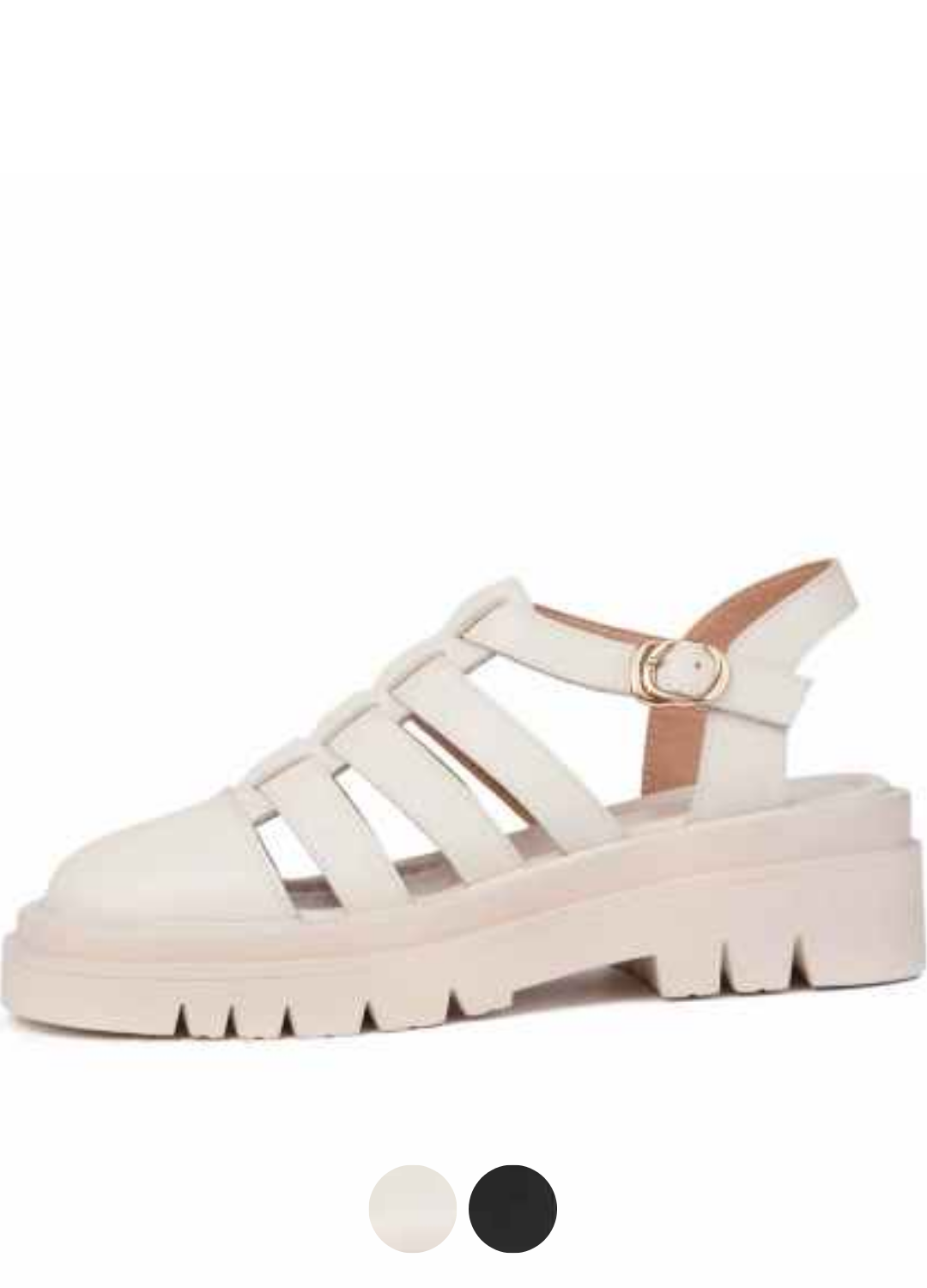 Kity Women's Round Toe Leather Sandal - Luxuryurbanwear