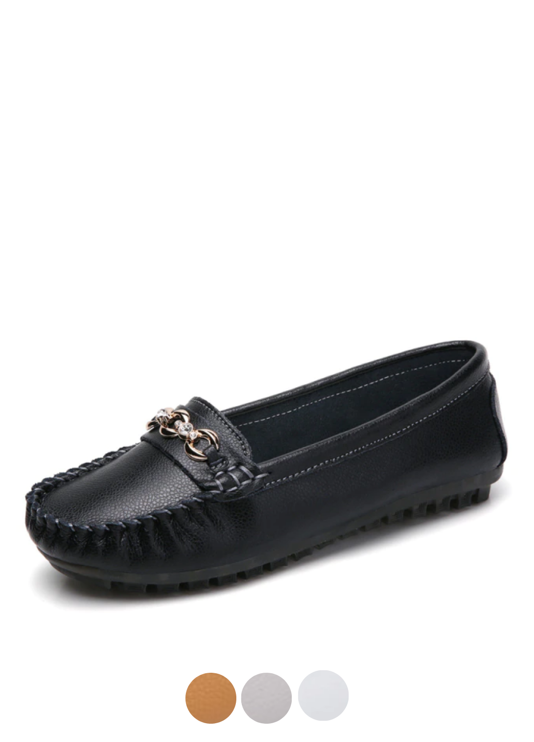 Giralda Women's Loafer Comfortable Non-slip Warm Black Shoes - Luxuryurbanwear