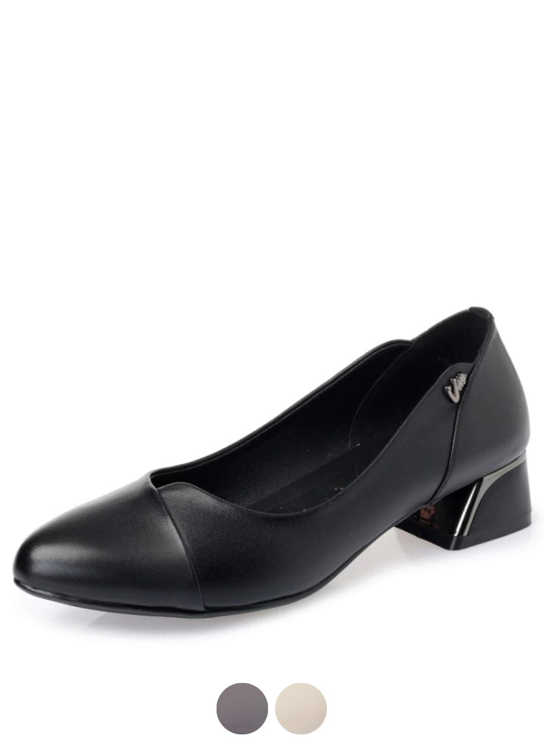Delfina Women's Leather Dress Pumps Shoes - Luxuryurbanwear