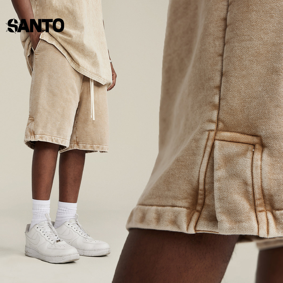 Trendy | Faded Streetwear Daily Shorts - Luxuryurbanwear