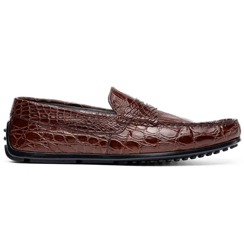31-103-NIC MONZA Crocodile Driver, Nicotine