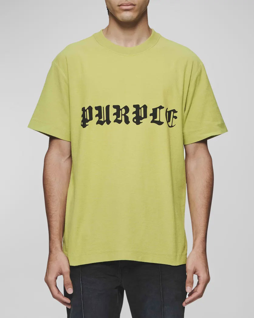 PURPLE TShirt Gothic Logo