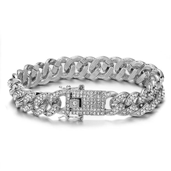 Ice Knight. Iced Out Watch Set (Silver/Gold)