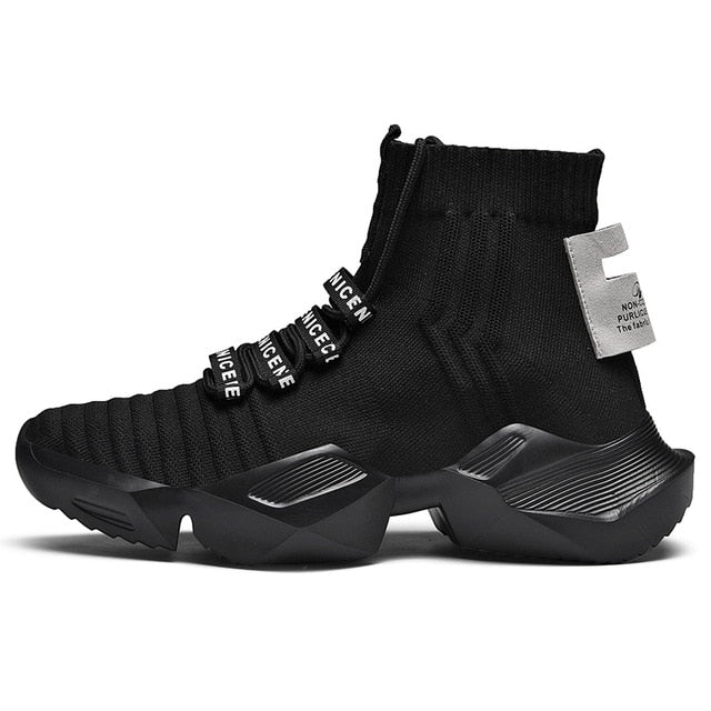 Nova Sock Runners - Shadow Black