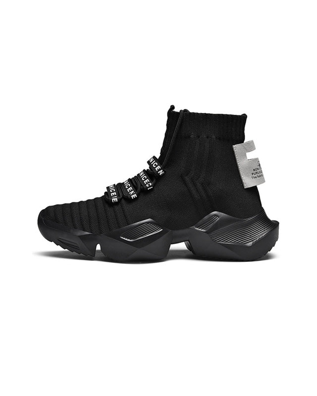 Nova Sock Runners - Shadow Black