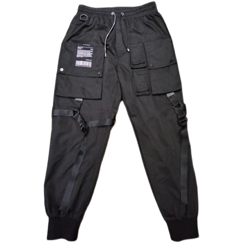 Black Utility Cargo Pants