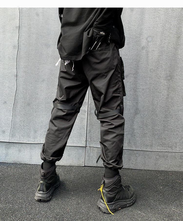 Black Utility Cargo Pants