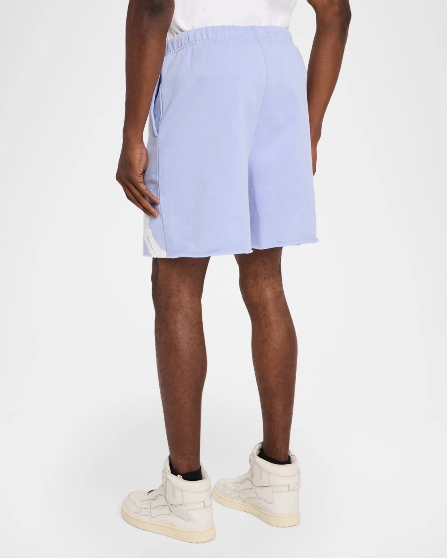 PURPLE Shorts Graphic Logo Pastel