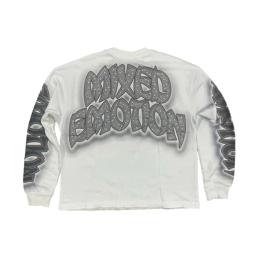 MIXED EMOTIONS Sweatshirt Skull Graphic