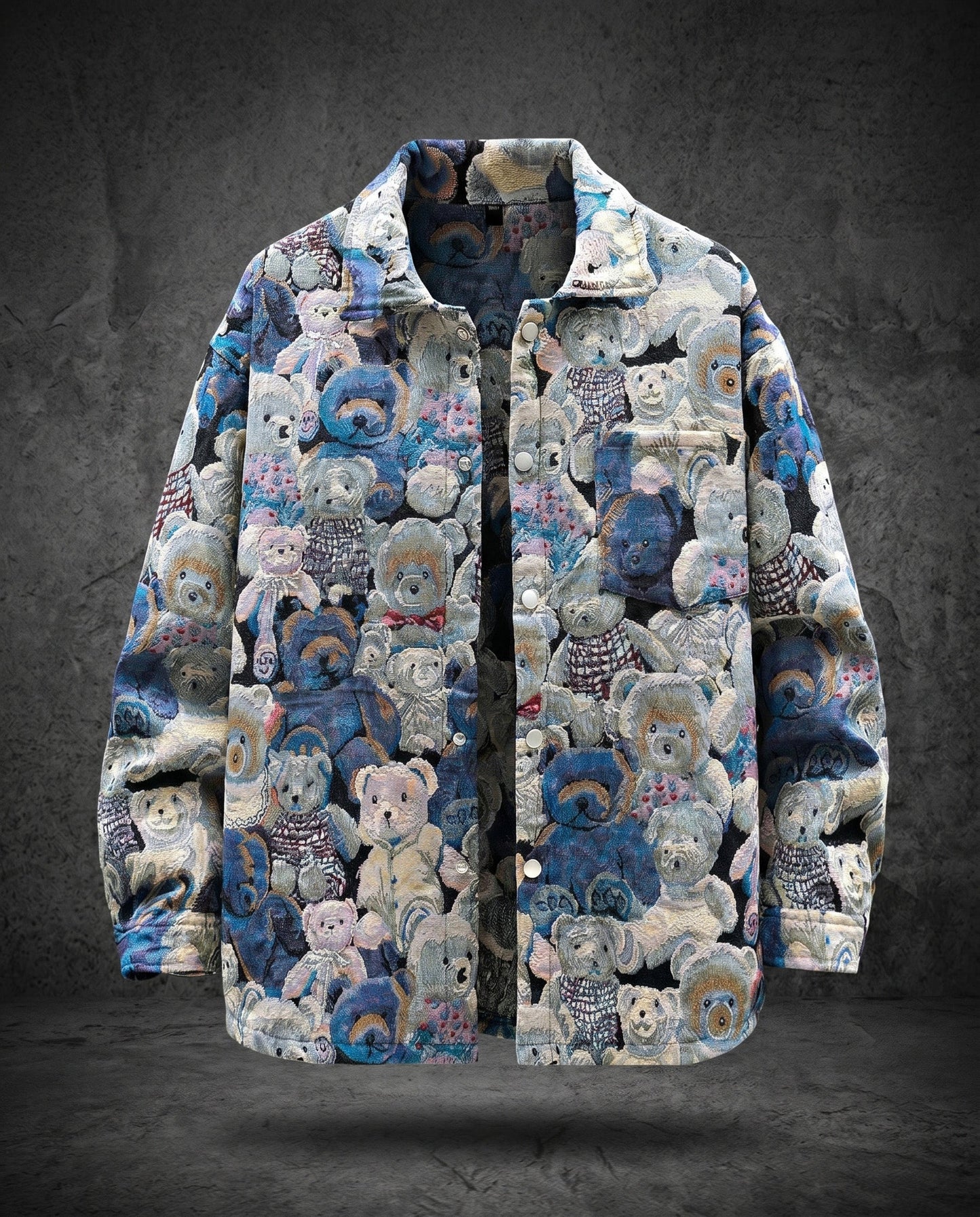 Teddy Bear Jacquard Jacket