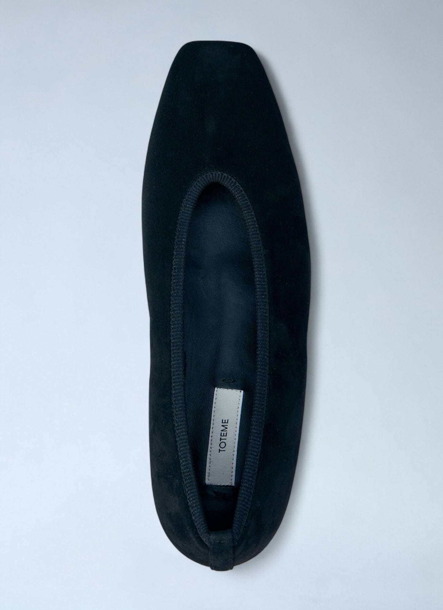 Toteme Women Minimalist Suede Ballerinas Flats