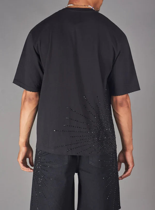 PLTX TShirt Rhinestone Burst