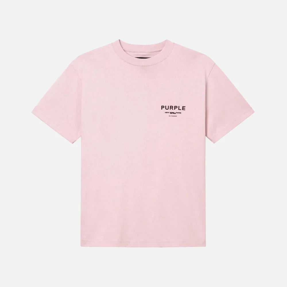 PURPLE TShirt Minimal Logo Pastel