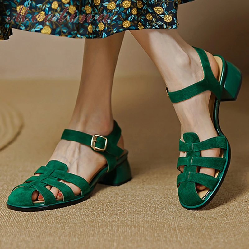 USS Shoes Ada Women's Summer Suede Sandals - Luxuryurbanwear