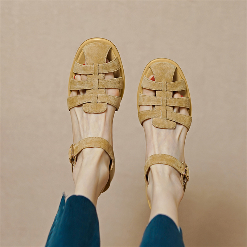 USS Shoes Ada Women's Summer Suede Sandals - Luxuryurbanwear