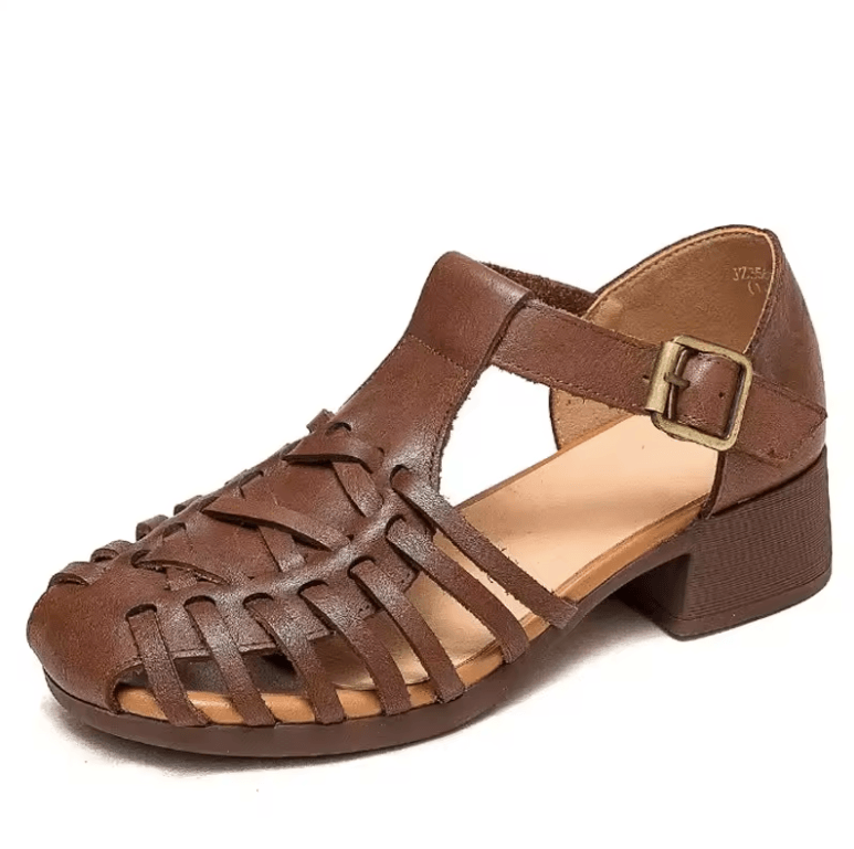 USS Shoes Alana Women's Closed Toe Leather Sandals