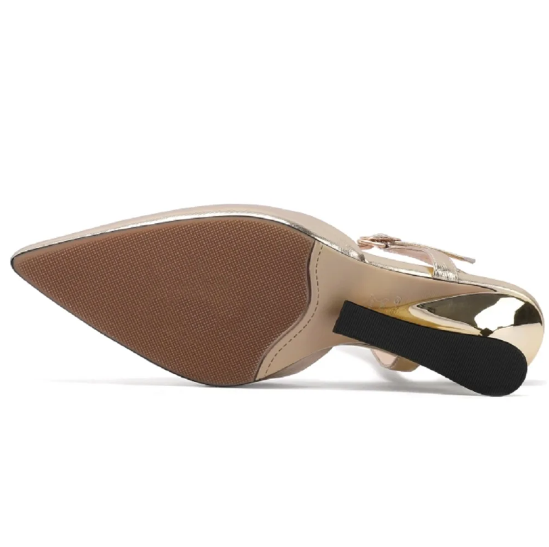 USS Shoes Alana Women's Leather Wedges Dress Pumps - Luxuryurbanwear