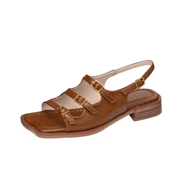 USS Shoes Alicia Women's Leather Flats Sandals