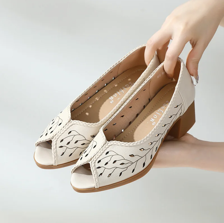 USS Shoes Alina Women's Open-Toe Comfortable Leather Sandals - Luxuryurbanwear