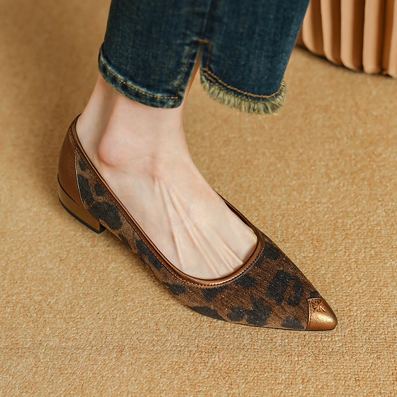 USS Shoes Alina Women's Pointed Toe Shallow Flats - Luxuryurbanwear