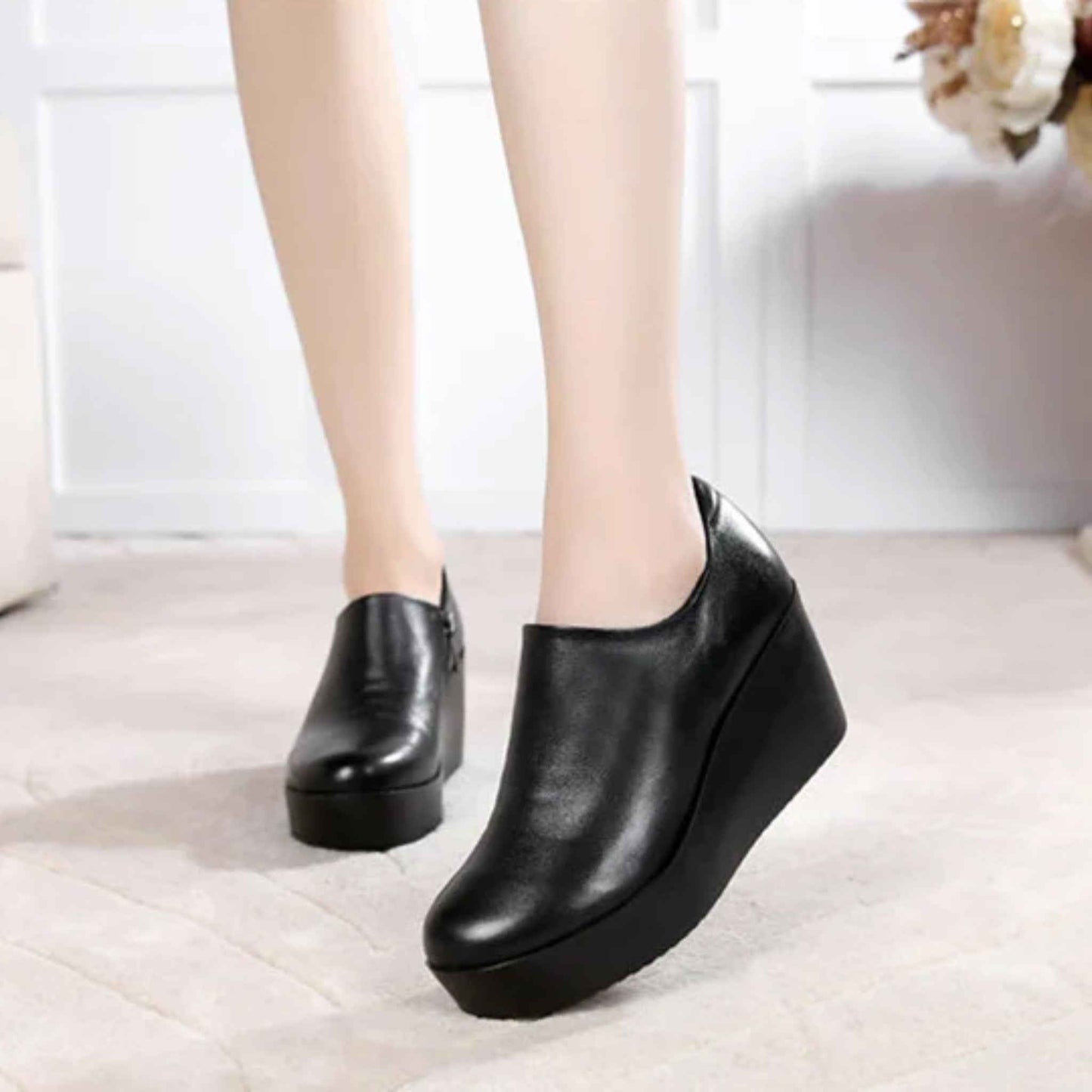 USS Shoes Alix Women's Spring Autumn Slip-On Platform Shoes