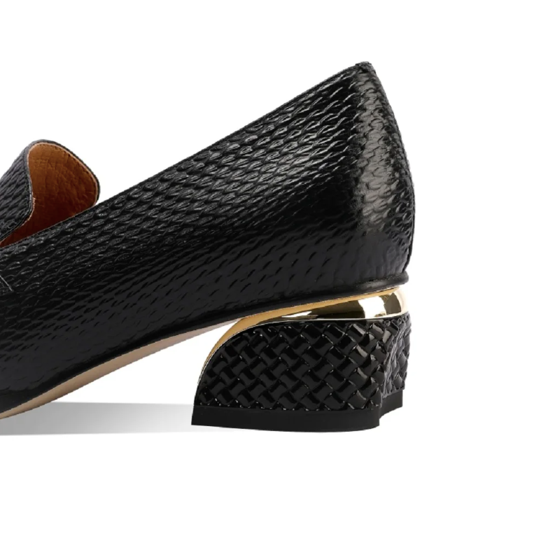 USS Shoes Alix Women's Square Toe and Buckle With Rhinestones Pumps - Luxuryurbanwear