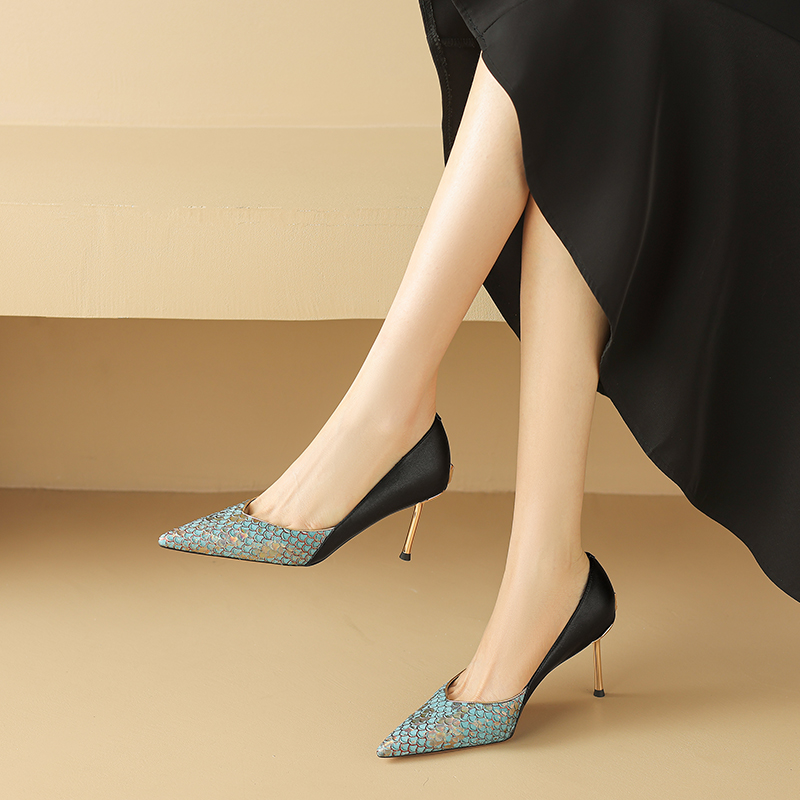 USS Shoes Alondra Women's Leather Dress Pumps - Luxuryurbanwear
