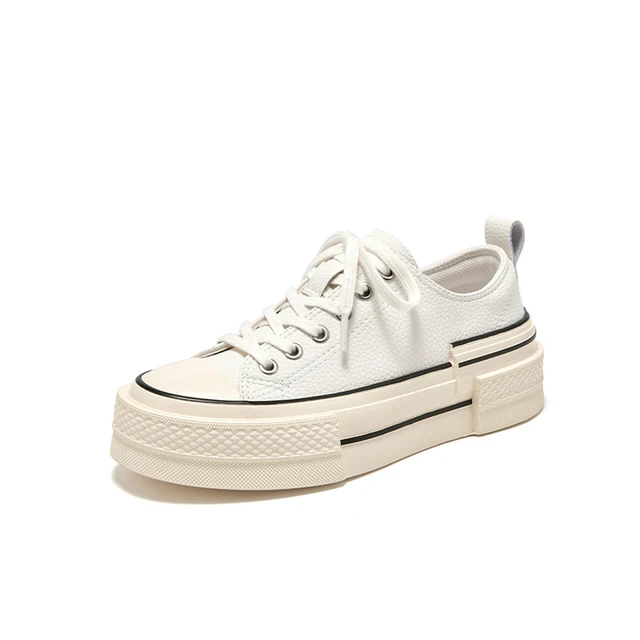 USS Shoes Amelia Women's Platform Leather Sneakers - Luxuryurbanwear